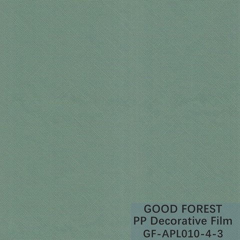 Customized PP Decorative Film 0.12-0.30mm Pure Color Series Matrix Grain