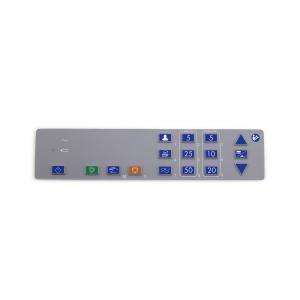  Opaque White Custom Silicone Rubber Keypads With Matt PU Coating​ Manufactures