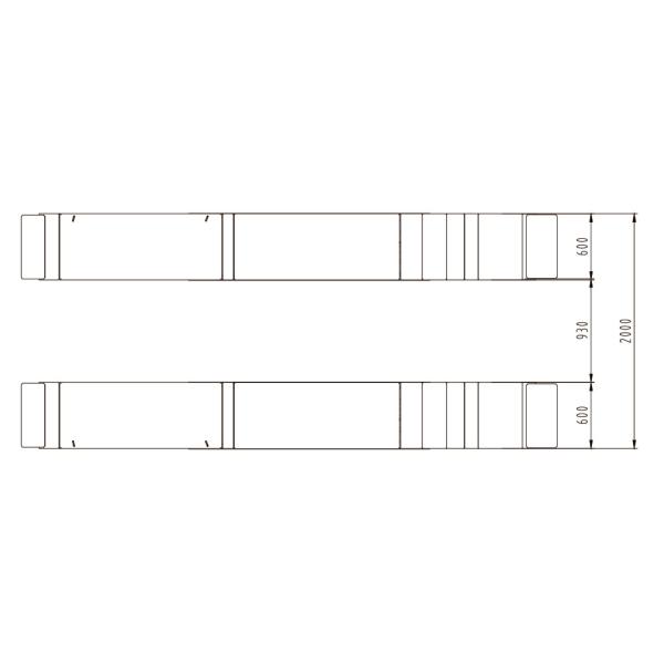 Hydraulic 3.5 Ton Garage Car Scissor Lift 1800mm Double Level Scissor Alignment Lift
