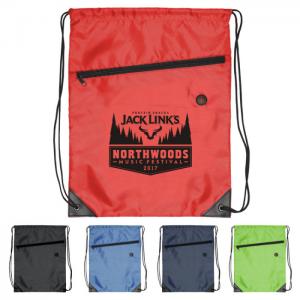  Red Durable Printed Drawstring Bags / Promotional Drawstring Backpacks Manufactures