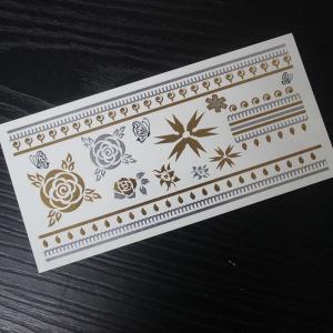  tatoo temporary stickers arabic golds Manufactures