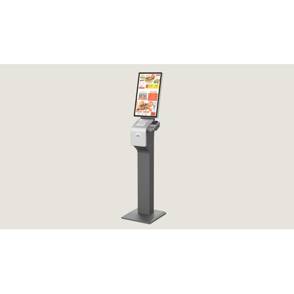 Payment Restaurant Self Service Ordering Kiosk Sensitive QR Code Scanner Terminal Printer