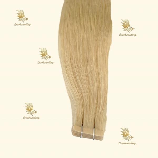 18 Months Life Dyeable Blonde Color Tape in Hair Extensions Directly Supplied