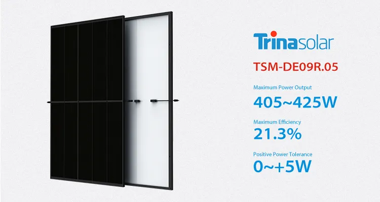 Trina Solar Photovoltaic Modules Mono Facial Solar Panel 415w 420w 425w 430w 435w