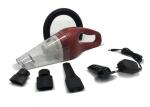 Red ABS Battery Vacuum Cleaners / Car Interior Vacuum Cleaner Two Brushes