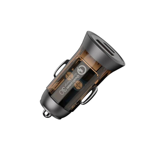 Universal Dual Port Car Charger QC 3.0 50W PD Quick Power Type C USB Car Charger