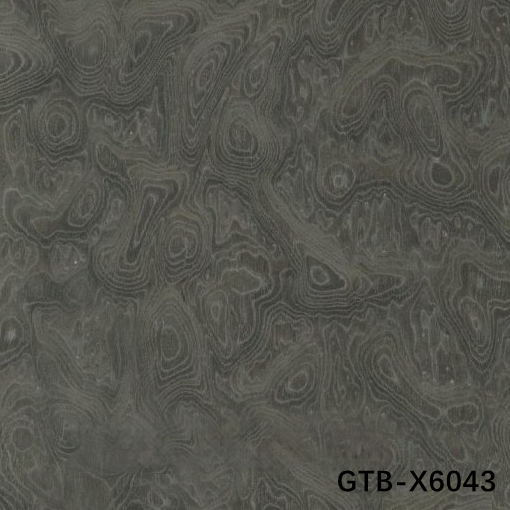 Reconstituted Black Walnut Burl Wood Veneer WTB-X2043 0.15-0.55mm For Indoor Decorative Board