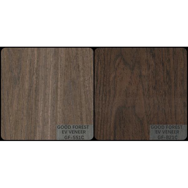 Engineered Wood Veneer EV Veneer Black Walnut Crown Cut Natural