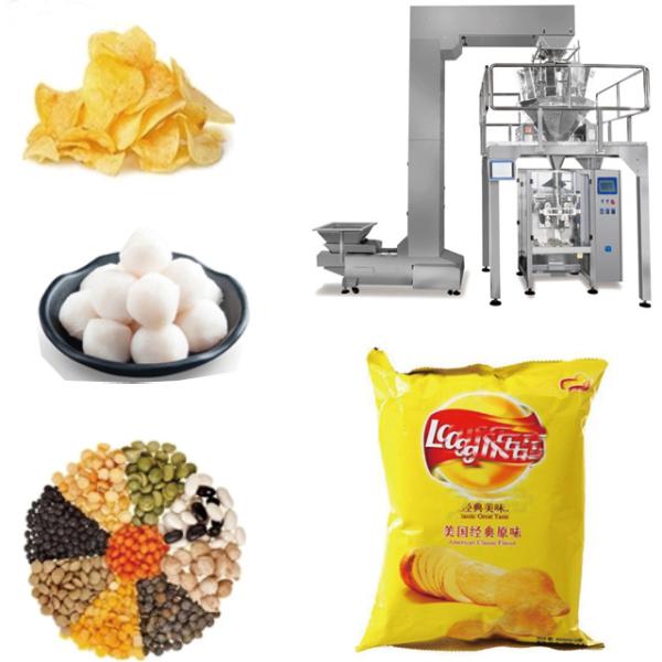 PLC Popped Popcorn Chips Packaging Machine Nut Packaging Machine For Snack Processing Plants SUS304