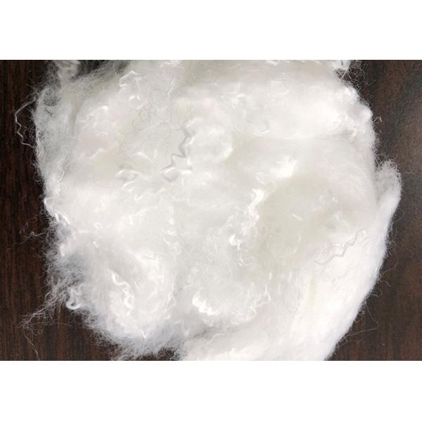 Solid Regenerated Polyester Staple Fiber 110 Degree Melting Point 4d X 38mm