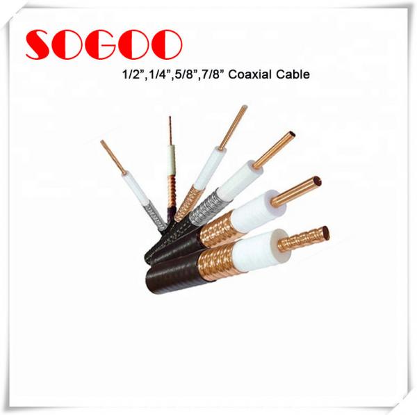 Quality Coaxial Cable 1/2 7/8 RF Feeder Cable For Telecom RoHS Approval for sale