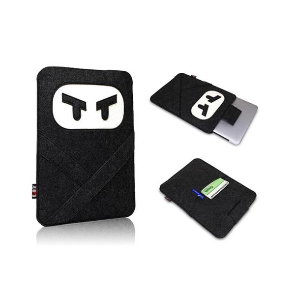Unique Ninja Design Felt Macbook Pro Sleeve For Teenagers And Children
