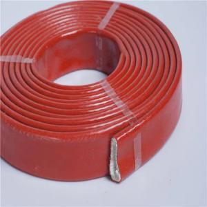  Fire Resistant Fiberglass Sleeving Anti Corrosive Chemicals Coated With Silicone Rubber Manufactures