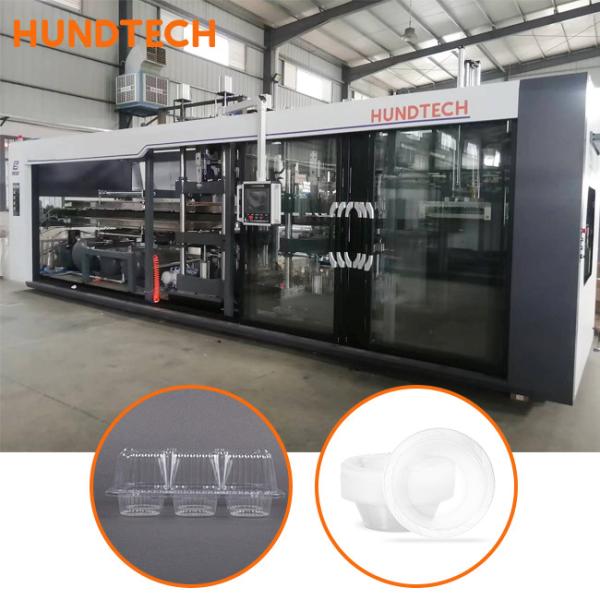 Blister Packaging Industrial Thermoforming Machine 198KW PVC APET