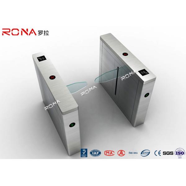 Laser Cut One Armed Turnstile Security Systems 1 Second Opening / Closing Time