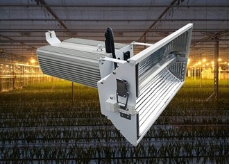 Aluminum Hood Greenhouse Grow Lights With 1000 Watts Double - Ended HPS Lamp