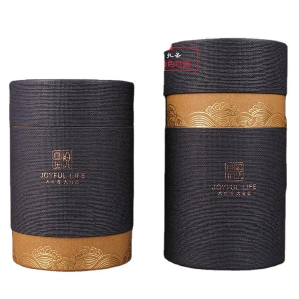 Round Kraft Paper Tube Box , Cardboard Cylinder Box With UV Coating Varnishing