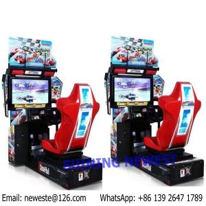China Amusement Equipment Outrun Coin Operated Video Arcade Machine Driving Simulator Car Racing Games on sale