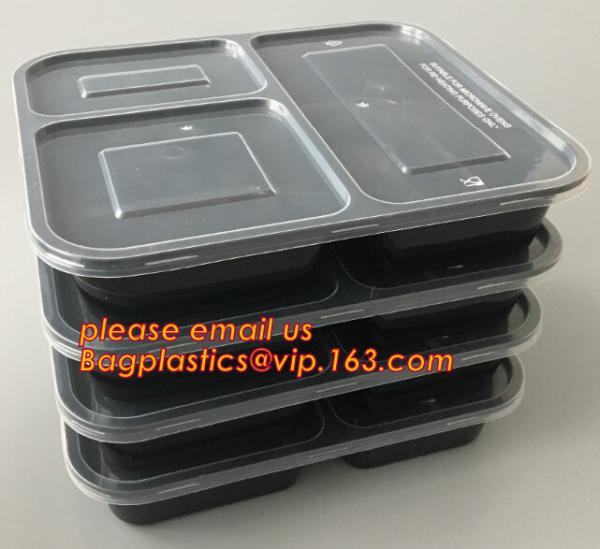 disposable Frozen Food PET PP Plastic Packing Trays For Meat,Suchi Party Food Container Tray With Lid For Food Packaging