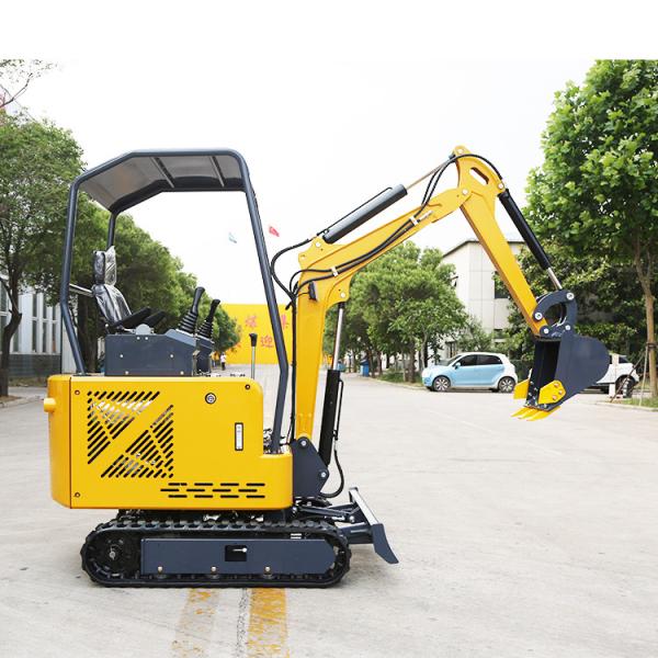 Garden Mini Digger Greenhouse Micro Bagger Vegetable Greenhouses Small 0.8ton Mini Compact Excavator