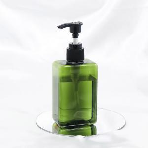  125ml Plastic Shampoo Bottle With Pump Green & Amber Colors Customizable Logo Manufactures