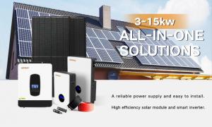  Customized 400w Home Solar Panel Power System with 5.5Kw Solar Inverter Manufactures