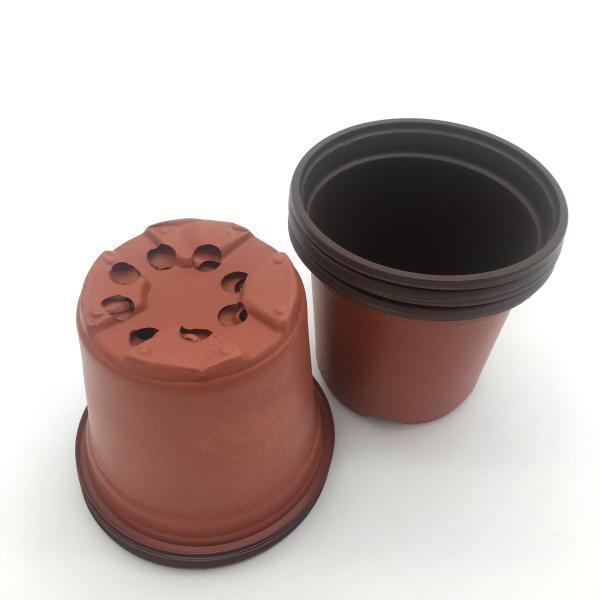 New style Black flower plant pot Plastic pots large plastic garden pots for plants