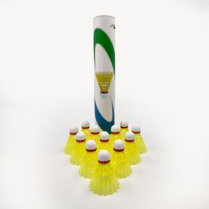  12 PACK Yellow White PU Cork Olympic Badminton Shuttlecock For Training Manufactures