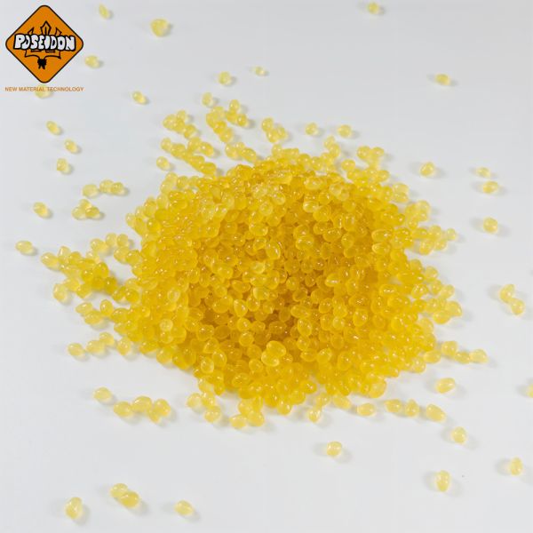 7mm Polyolefin Hot Melt Adhesive for PU filter , Pleated Paper , Yellow Translucent Granules Hot Melt Glue