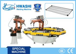 Storage Wire Mesh / Shelf Corner MIG Industrial Welding Robot , 8 KG 1.4m Six Axis