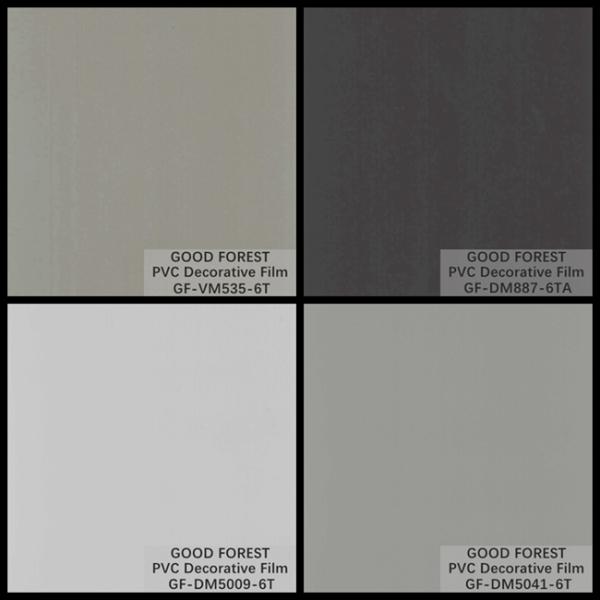 ODM PVC Decorative Film Bright Paint Blister Wood Grain Film