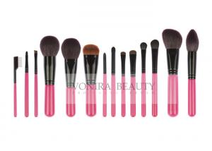  14 PCS Pink Deluxe CosmeticMakeup Brush Collection With Exquisite Nature Bristles Manufactures