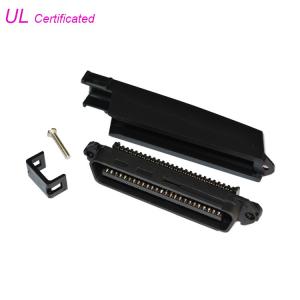 China 90 Degree Black PPO Male Plug Champ Multi Pin Connector For RJ21 Cable on sale