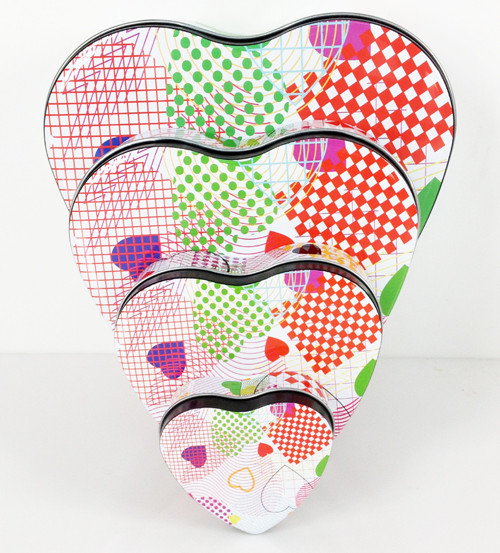 Metal Heart Tin Boxes