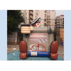 China Commercial grade small indoor kids pirate inflatable bouncy castle for outdoor parties for sale