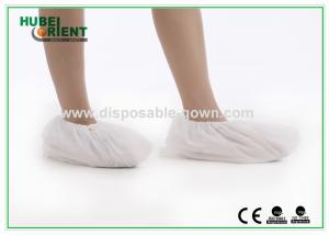  Hospital CPE Shoe Cover Disposable Waterproof Colorful Handmade Light Weight Manufactures