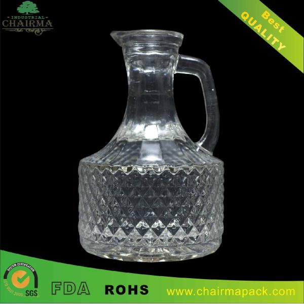350ml Embossing Glass bottle for Olive Oil
