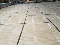  Beige Oman Natural marble tile slab for hospitality renovation Manufactures