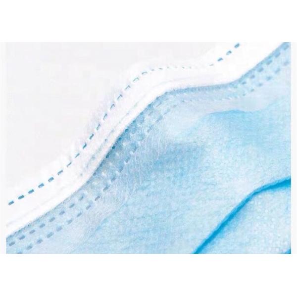 Civil Disposable 3 Layer Face Mask Skin Friendly Fiberglass Free Comfortable Wearing