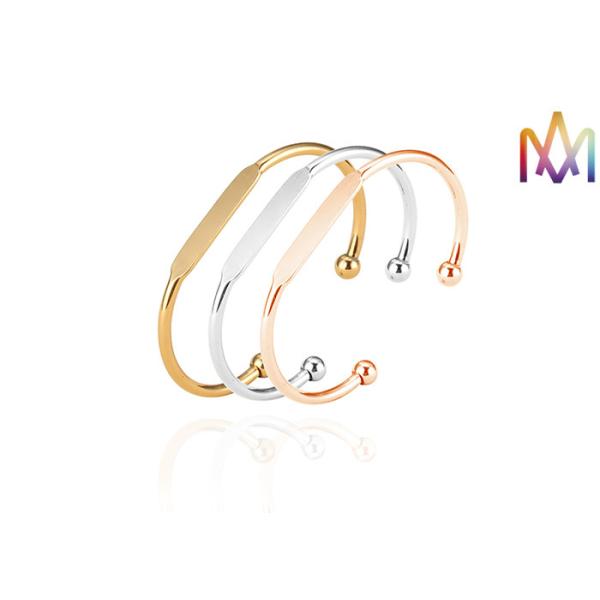 Solid Brass Flat Cuff Bracelet