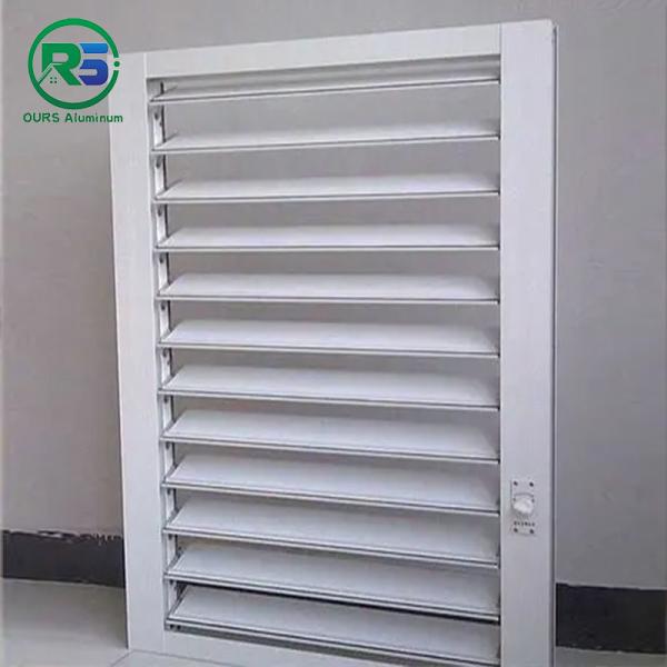 Building Decorative Aluminum Sun Shade Louvers Interior Or Exterior Wall Blinds
