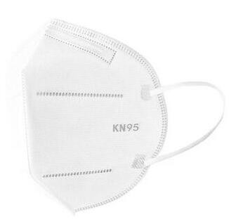 Foldable KN95 Face Mask Fiberglass Free Easy Carrying Environmental Friendly