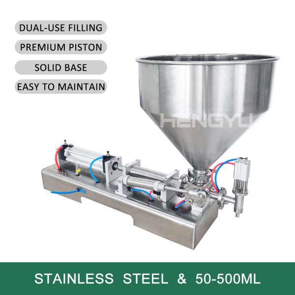 Semiautomatic Bottle Hot Sauce Glass Bottle Filling Machine