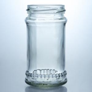  Food Container Metal Lid Clear Glass Honey Jars for Custom Honey Jam Storage Manufactures