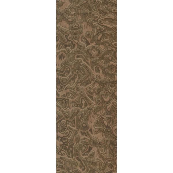 Reconstituted Black Walnut Burl Wood Veneer WTB-X2043 0.15-0.55mm For Indoor Decorative Board