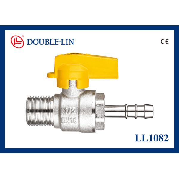 Male X Hose Connector PTFE Seal Brass Gas Valves