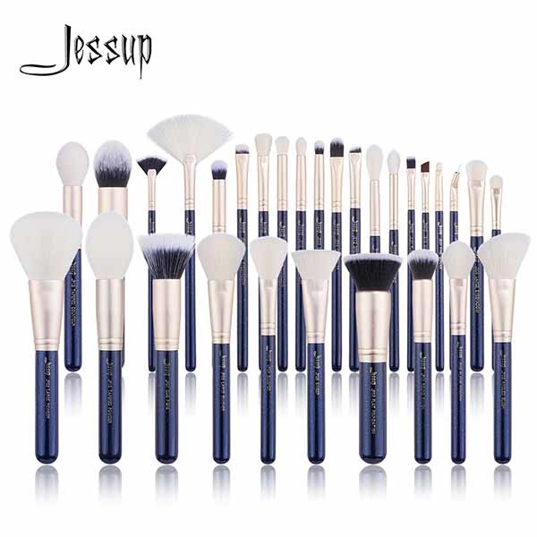 Jessup ODM 30pcs Pro Makeup Brushes Set Salon Cosmetic Tools