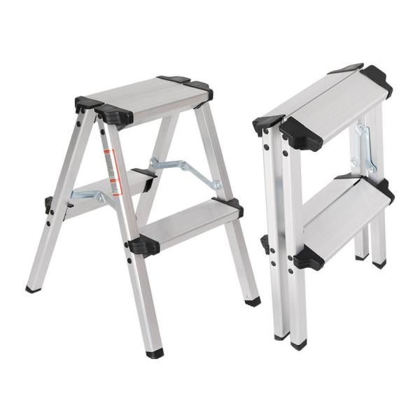 330lbs Aluminum Telescopic Ladder Adjustable Folding Step