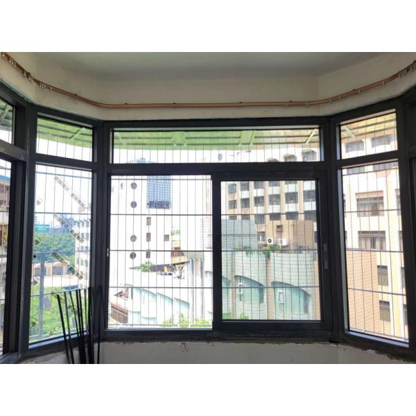 Custom Double Glazed Sliding Windows EPDM Seal Villa Kitchen Aluminium Windows