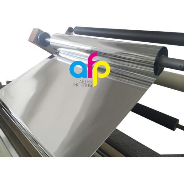 1 Inch Core Glossy Metalized Thermal Lamination Film BOPP / PET Material